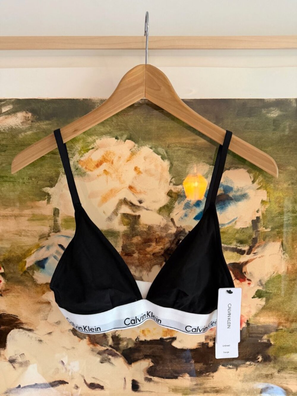 Calvin Klein Icon cotton modal triangle bralette